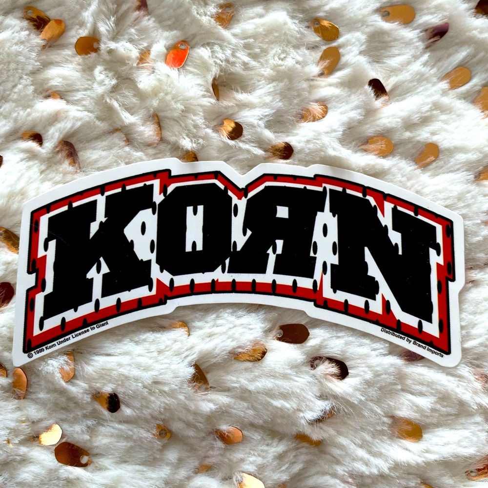 KORN Sticker. Y2K. New! 4 inches